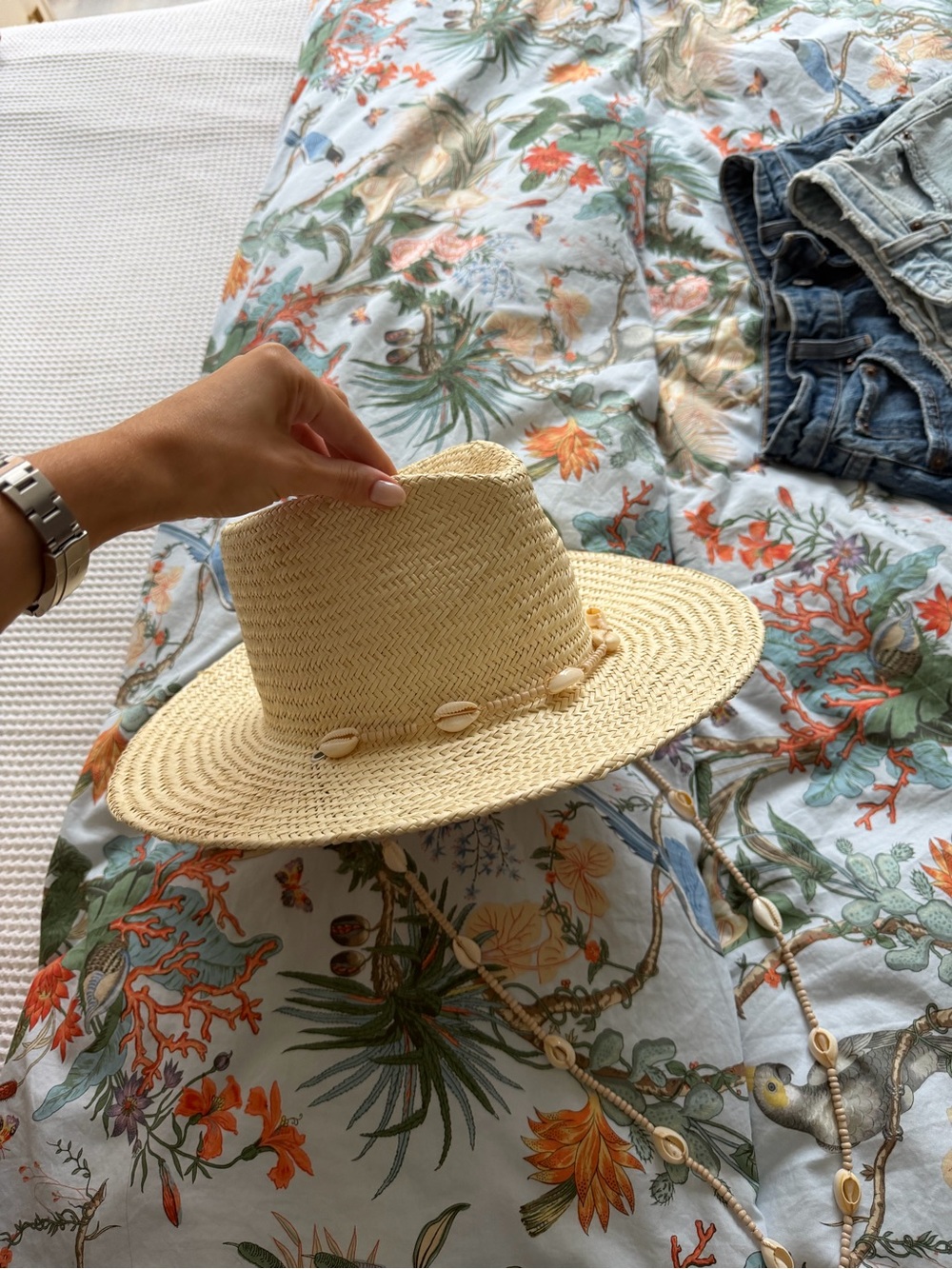 Lack Of Color Seashell Fedora Hat Size Small - Picture 2 of 5